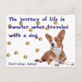 Redding.  Niet winkelen. Briefkaart (Voorkant)