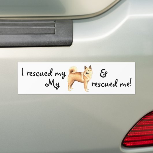 Redding Noors Buhund Bumpersticker (Op auto)