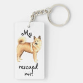 Redding Noors Buhund Sleutelhanger (achterkant)