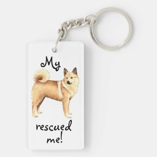 Redding Noors Buhund Sleutelhanger (achterkant)