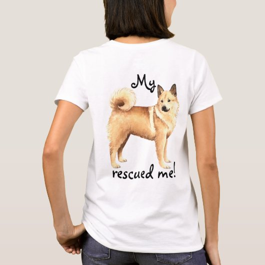 Redding Noors Buhund T-shirt (Achterkant)