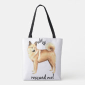 Redding Noors Buhund Tote Bag (Achterkant)