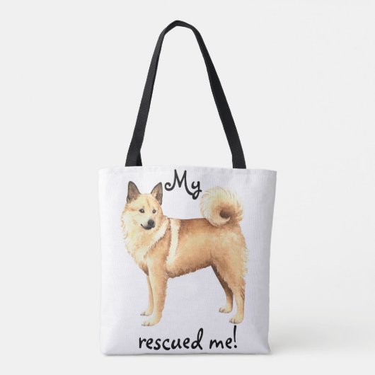 Redding Noors Buhund Tote Bag (Achterkant)