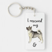 Redding Noorse Elkhound Sleutelhanger (Voorkant)