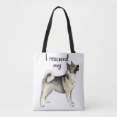 Redding Noorse Elkhound Tote Bag (Voorkant)
