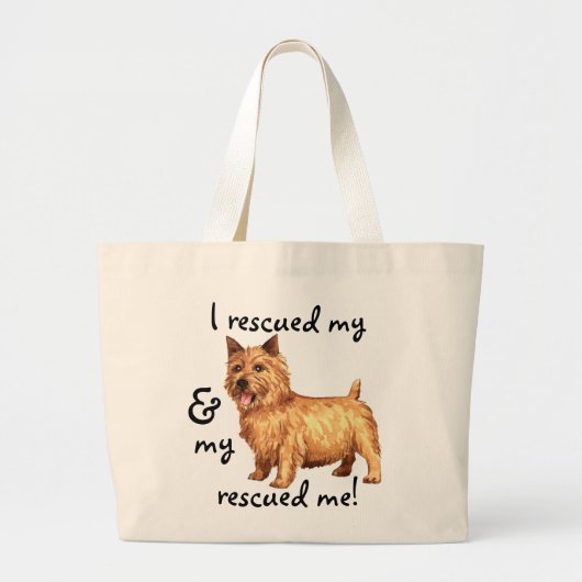 Redding Norwich Terrier Grote Tote Bag (Voorkant)