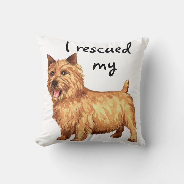 Redding Norwich Terrier Kussen (Voorkant)