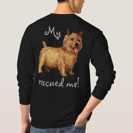 Redding Norwich Terrier T-shirt (Achterkant)