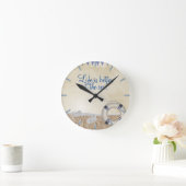 Redding op zand ronde klok (Huis)