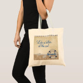 Redding op zand tote bag (Voorkant (product))