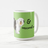 Redding oude Engelse Sheepdog Koffiemok (Voorkant rechts)