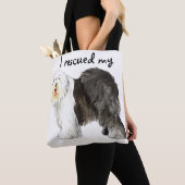 Redding oude Engelse Sheepdog Tote Bag (Dichtbij)