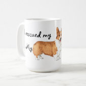 Redding Pembroke Welsh Corgi Koffiemok (Voorkant links)