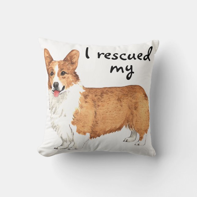 Redding Pembroke Welsh Corgi Kussen (Voorkant)