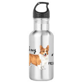 Redding Pembroke Welsh Corgi Waterfles (Voorkant)