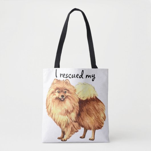 Redding Pommeren Tote Bag (Voorkant)