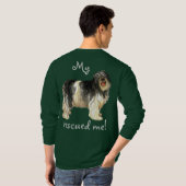 Redding Poolse Lowland Sheepdog T-shirt (Achterkant volledig)