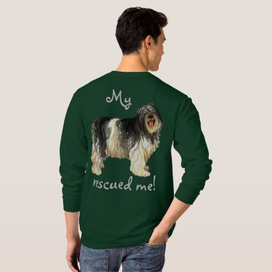 Redding Poolse Lowland Sheepdog T-shirt (Achterkant volledig)