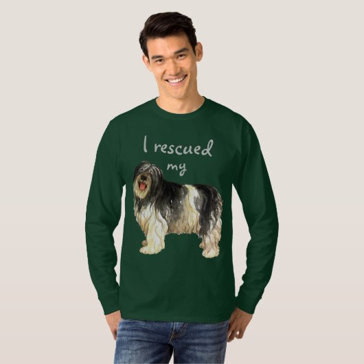 Redding Poolse Lowland Sheepdog T-shirt (Voorkant volledig)