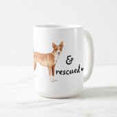 Redding Portugese Podengo Koffiemok (Voorkant rechts)