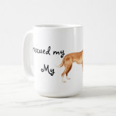 Redding Portugese Podengo Koffiemok (Voorkant links)