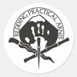 Redding Praktische Arnis LOGO Ronde Sticker