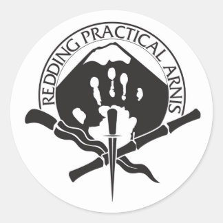 Redding Praktische Arnis LOGO Ronde Sticker