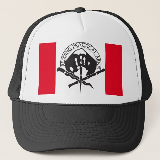 Redding Praktische Arnis LOGO Trucker Pet (Voorkant)