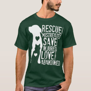 Redding Red Love Animal Rescue Hondenliefhebber Ca T-shirt