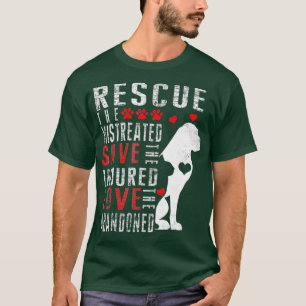 Redding Red Love Animal Rescue Hondenliefhebber Ca T-shirt