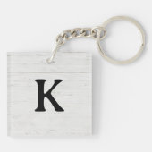 Redding Romeinen Schrift Christelijk Monogram Sleutelhanger (Achterkant)