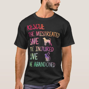 Redding Save Love Pet Animal Shelter Volunteer Sla T-shirt