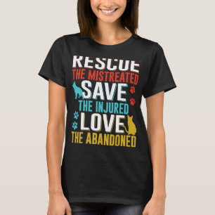 Redding sparen liefdesdieren adopteren t-shirt