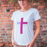 Redding T-Shirt met aangepaste back-ups<br><div class="desc">Het Jezus T-shirt in de minimalistische typografie. Dit trendy,  moderne geloof ontwerp is het perfecte geschenk en mode statement. #Christelijk #religie #scriptie #geloof #bible #jesus</div>