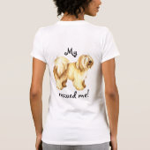 Redding Tibetaanse Terrier T-shirt (Achterkant)