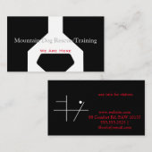 Redding van bergdog/training visitekaartje (Voorkant / Achterkant)