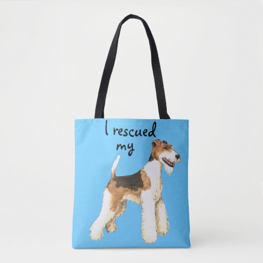 Redding van de Fox Terrier Tote Bag (Voorkant)