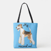 Redding van de Fox Terrier Tote Bag (Achterkant)