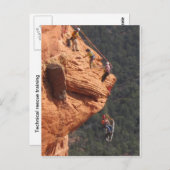 Redding van de helling in het land Red Rock Briefkaart (Voorkant / Achterkant)