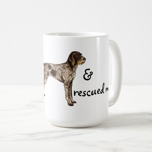 Redding van de Mok van de Duitse Wirehaire Pointer (Voorkant rechts)