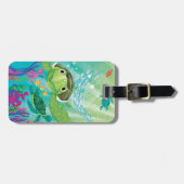 Redding van een zeeschildpad bagagelabel (Voorkant horizontaal)