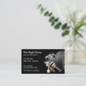 Redding van onderdelen voor auto's visitekaartje (Staand voorkant)