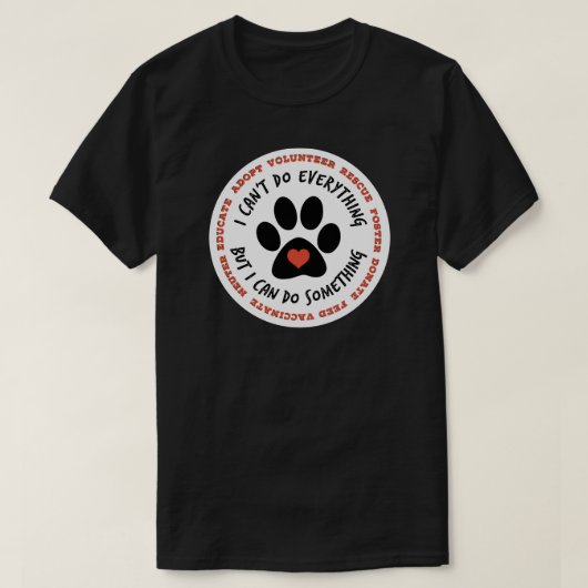 Redding van Shirt Cat Rescue TNR - Ik kan iets doe (Design voorkant)