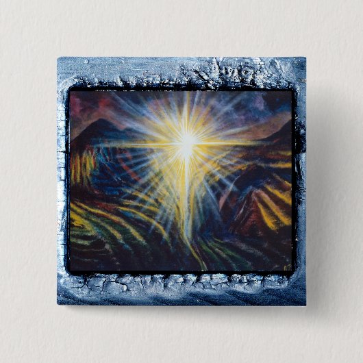 Redding Vierkante Button 5,1 Cm (Voorkant)