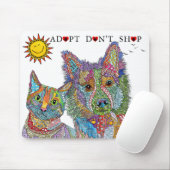 Redding voor dieren Aanpassen Niet winkelen Muismat (Met muis)