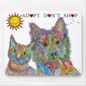 Redding voor dieren Aanpassen Niet winkelen Muismat (Voorkant)