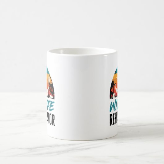 Redding voor herstel in het wild koffiemok (Center)