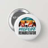 Redding voor herstel in het wild ronde button 5,7 cm (Voorkant /achterkant)