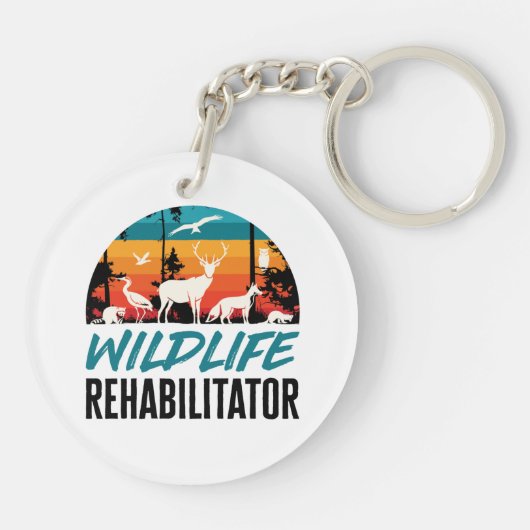 Redding voor herstel in het wild sleutelhanger (Achterkant)