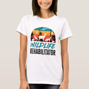 Redding voor herstel in het wild t-shirt